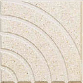 Baldosa 30×30 Círculos Blanca Pulida