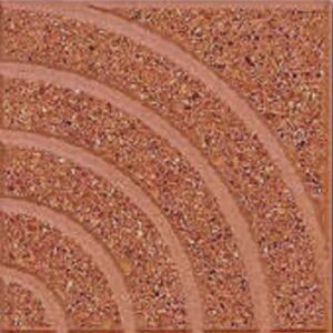 Baldosa 30×30 Círculos Roja Pulida