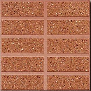 Baldosa 40×40 10 Tiras Roja Pulida