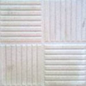 Baldosa Hidráulica 30×30 4 Pastillas Rayada Blanca