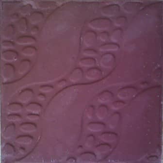 Baldosa Hidráulica 30×30 Olas Roja